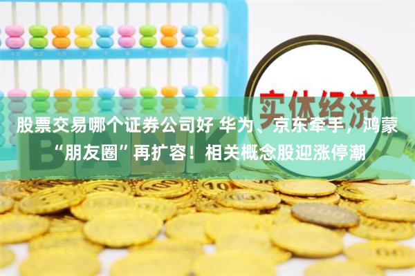 股票交易哪个证券公司好 华为、京东牵手，鸿蒙“朋友圈”再扩容！相关概念股迎涨停潮