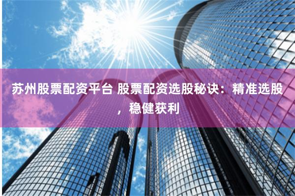 苏州股票配资平台 股票配资选股秘诀：精准选股，稳健获利